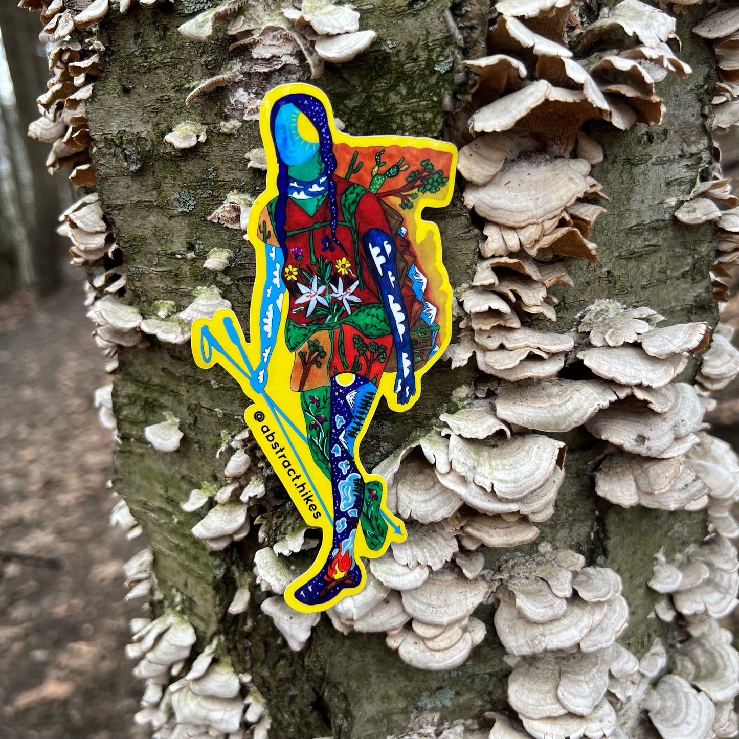 Hiking Sticker: "Desert Lily"