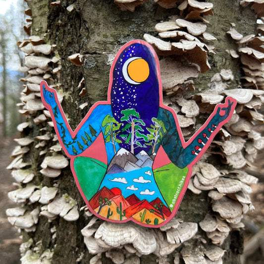 Yoga Sticker: "Meditation Moment"