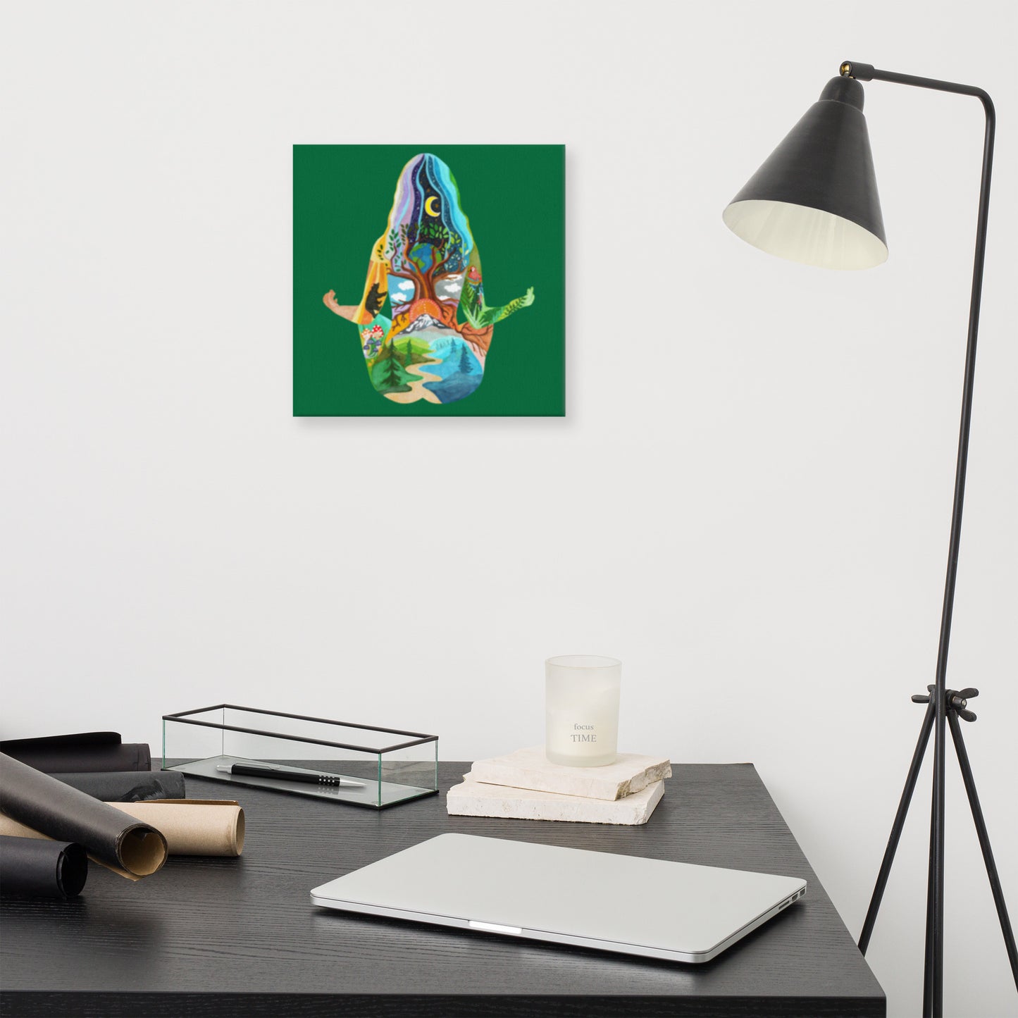 Canvas Bestsellers: "Yoga Gal" Green