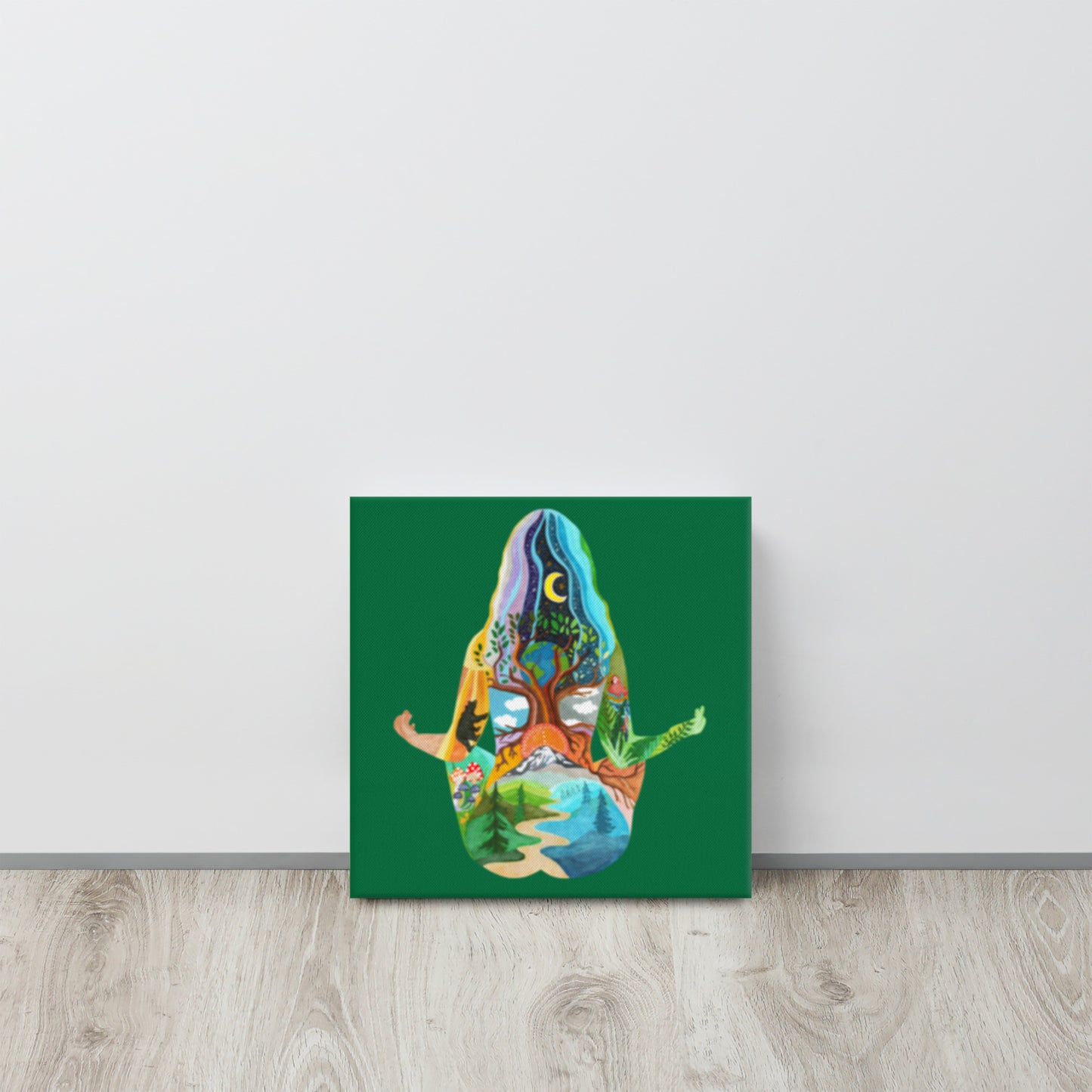 Canvas Bestsellers: "Yoga Gal" Green