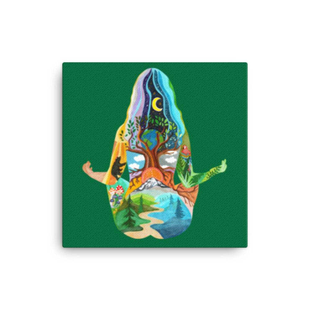 Canvas Bestsellers: "Yoga Gal" Green
