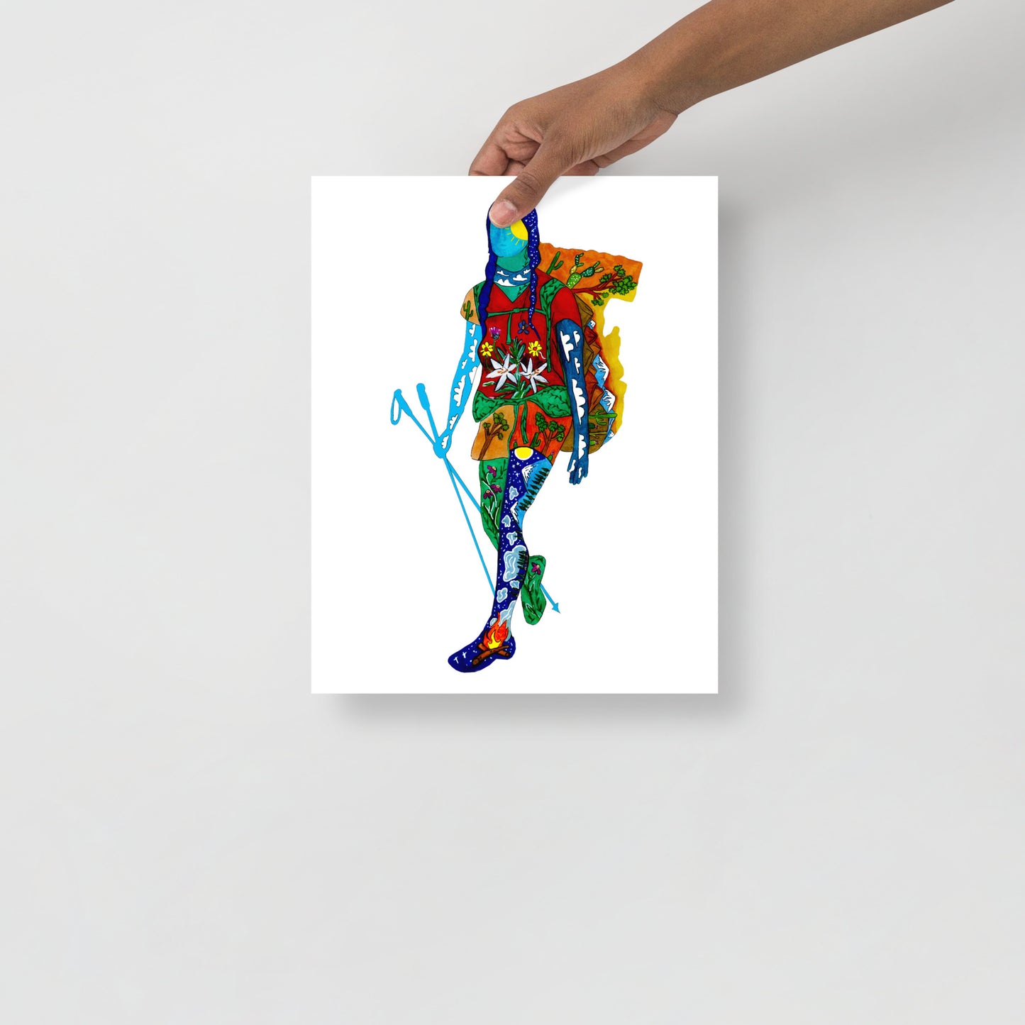 Hiking Print: "Desert Lily"