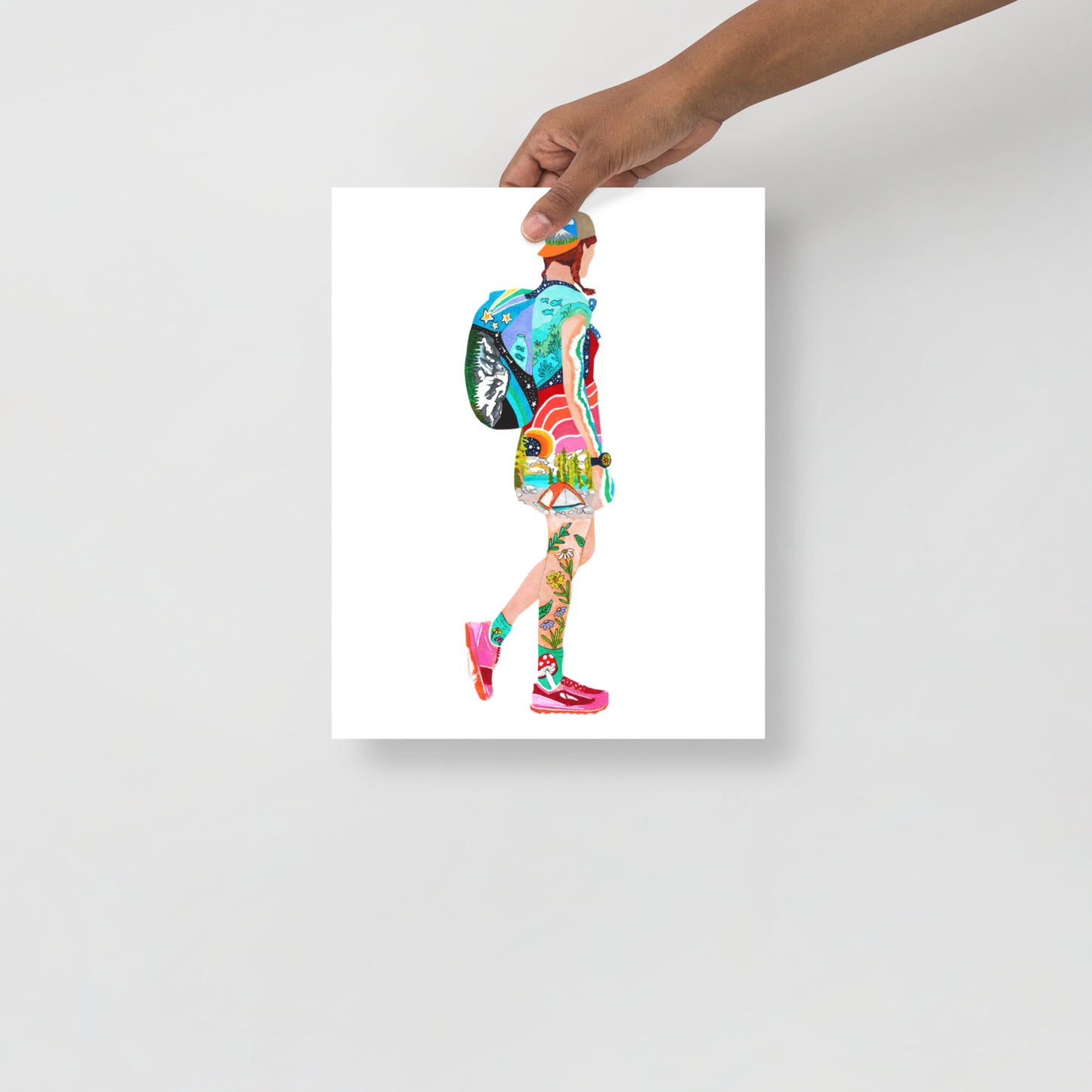 Hiking Print: "Ella"