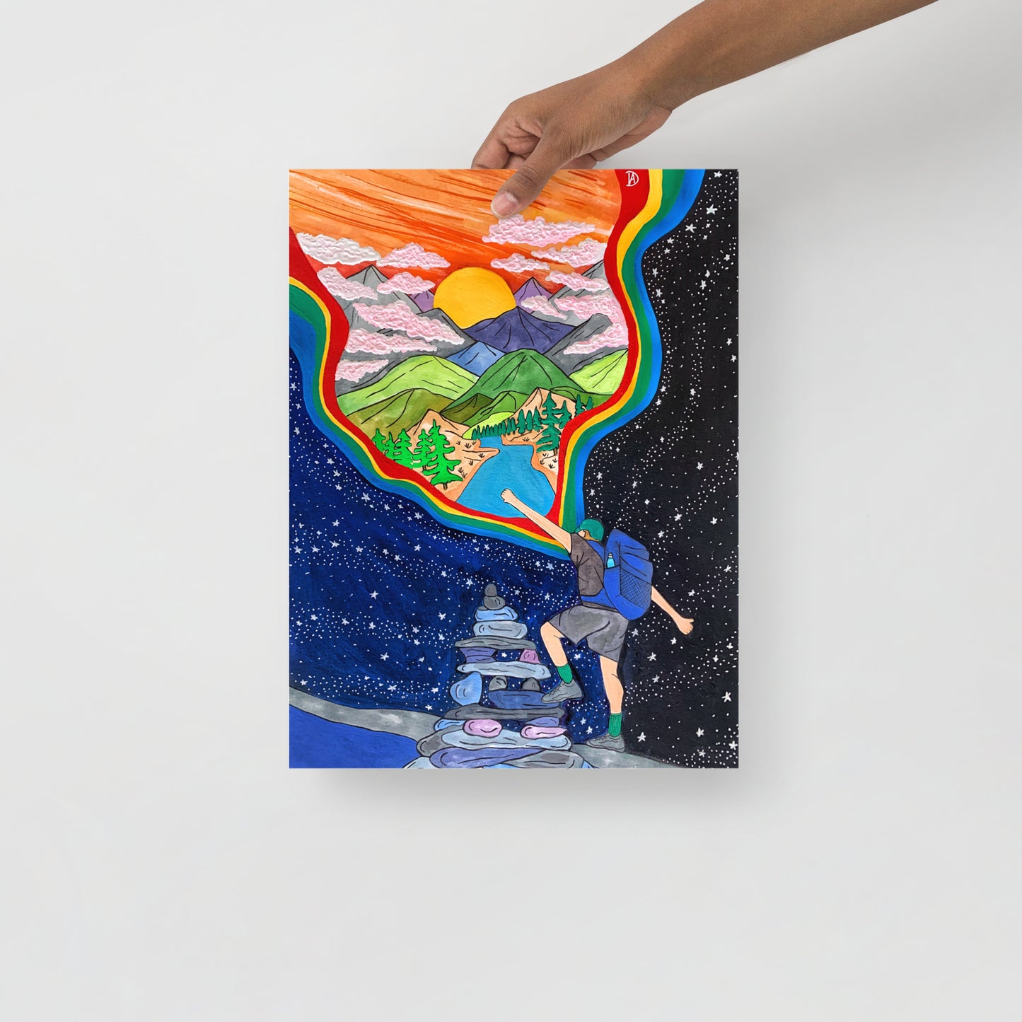 Hiking Print: "Portal to the Trailverse"