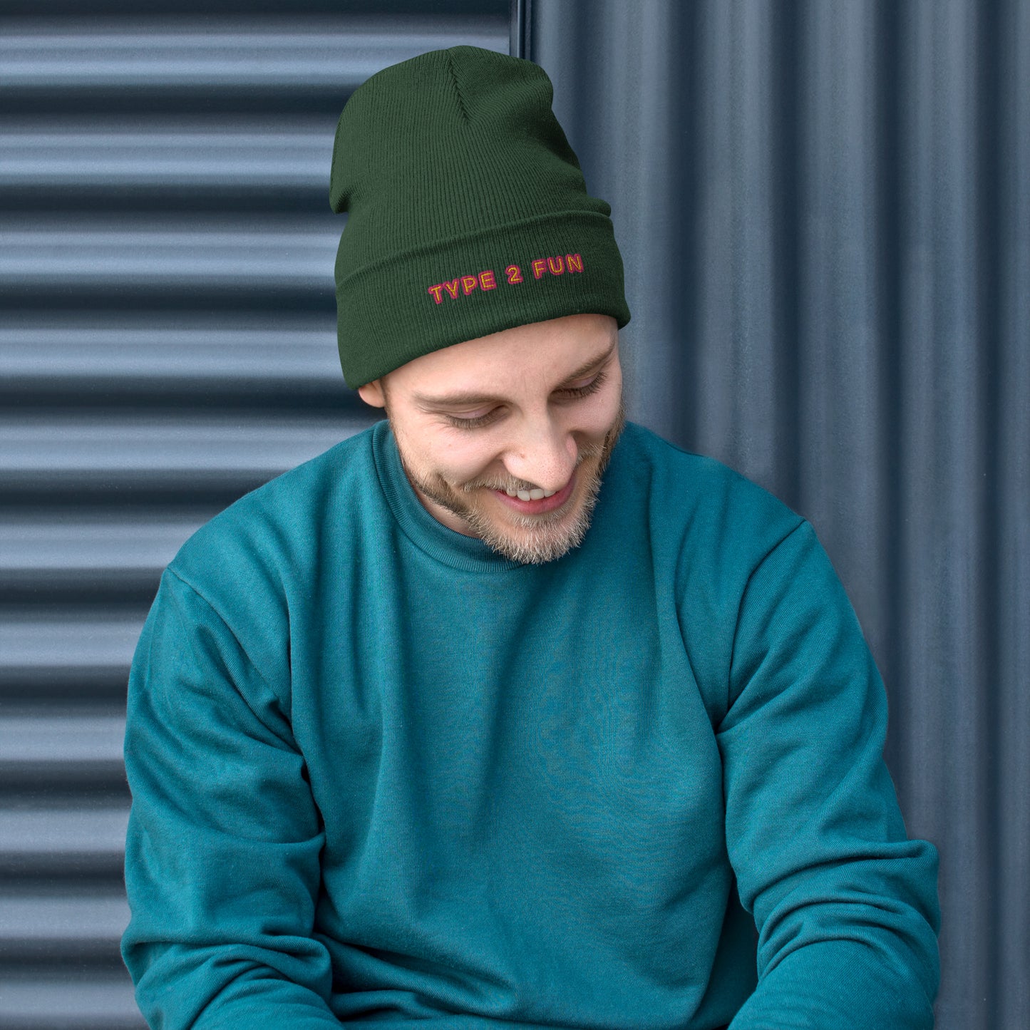 Type 2 Embroidered Beanie