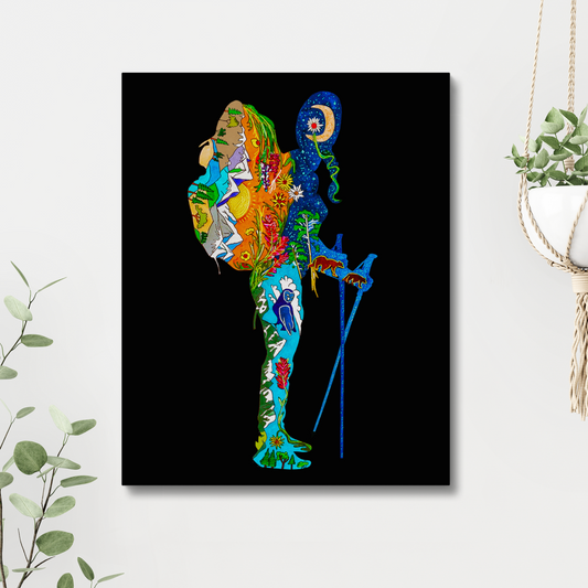 Canvas Bestsellers: "Hiker Gal"