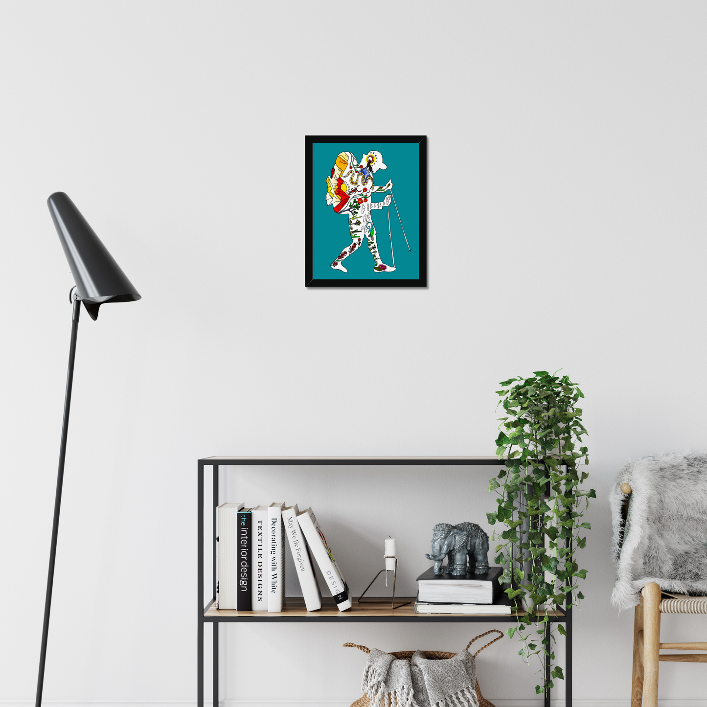 Hiking Print: "Arizona Trail Hiker"