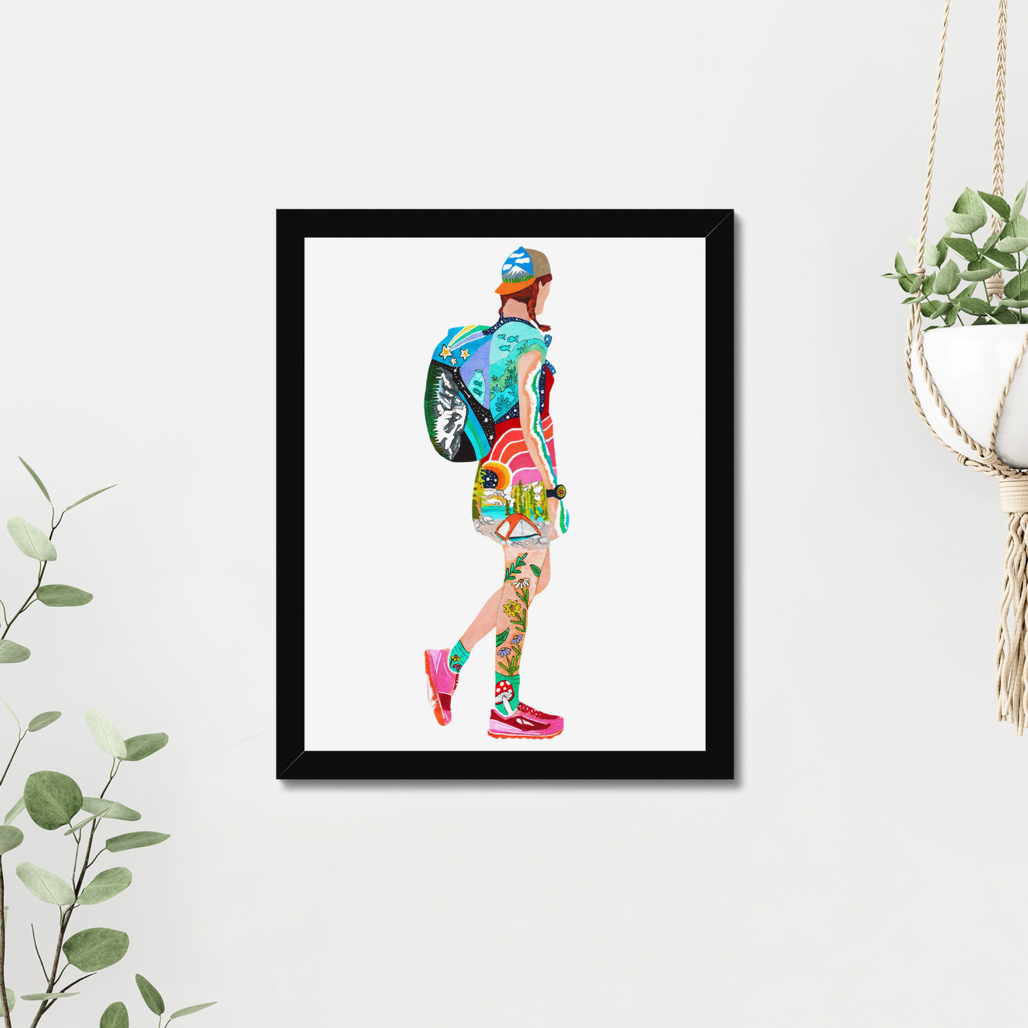 Hiking Print: "Ella"