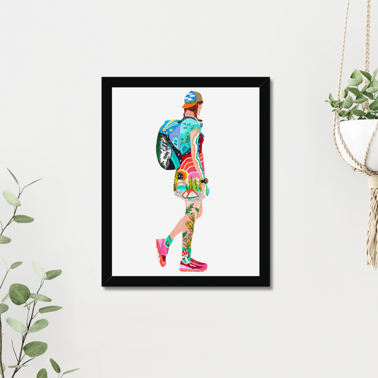 Hiking Print: "Ella"