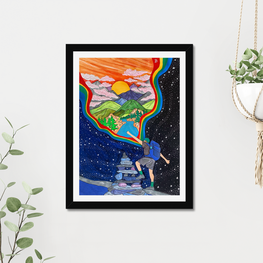 Hiking Print: "Portal to the Trailverse"