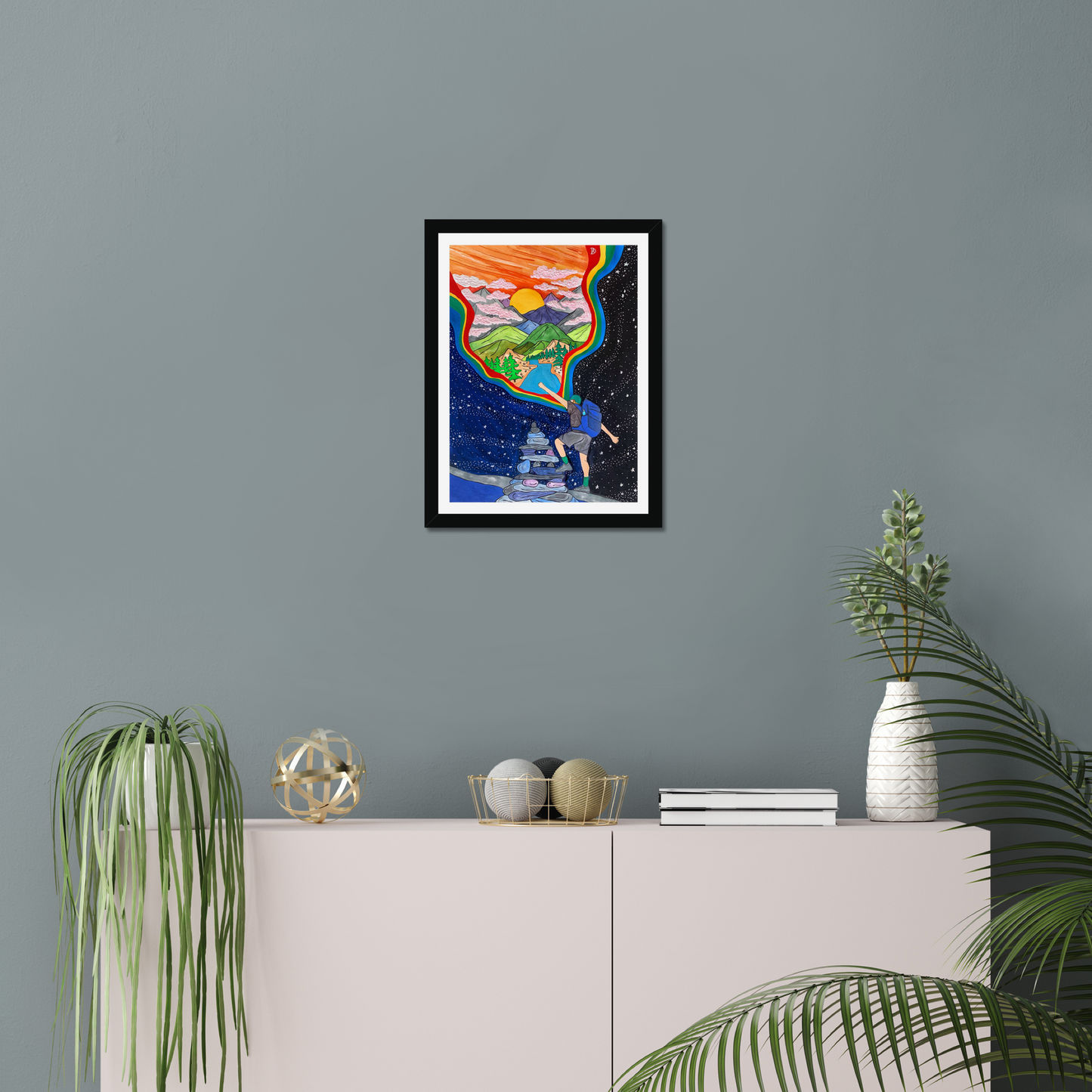 Hiking Print: "Portal to the Trailverse"