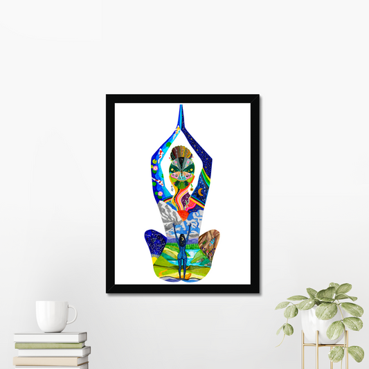 Yoga Print: "Phototropism"