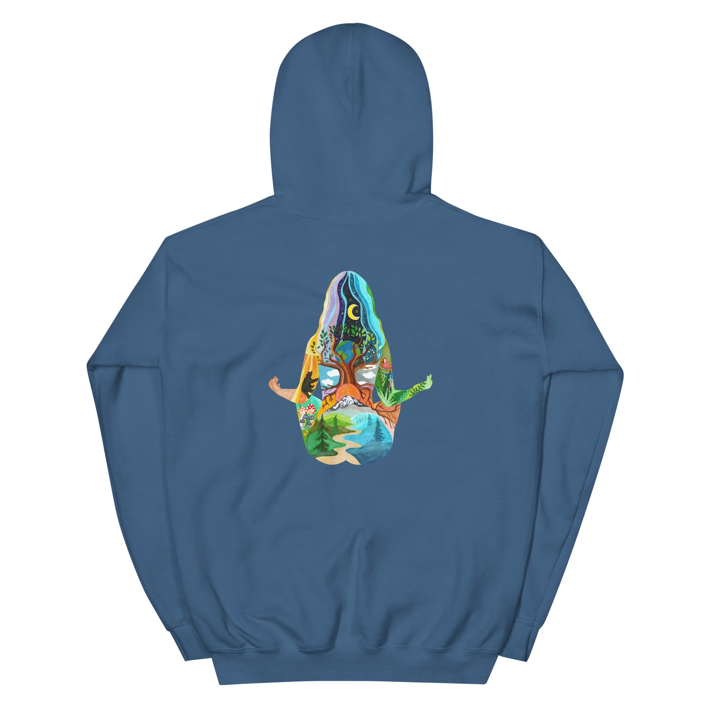 2 Sided Yoga Unisex Hoodie
