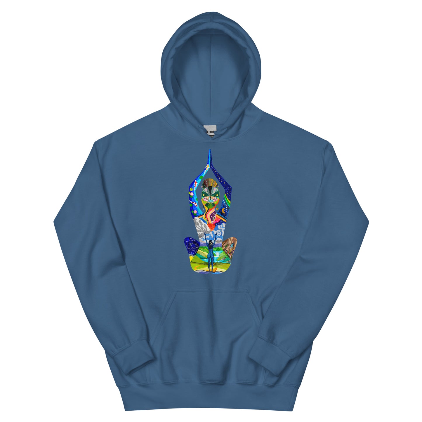 2 Sided Yoga Unisex Hoodie