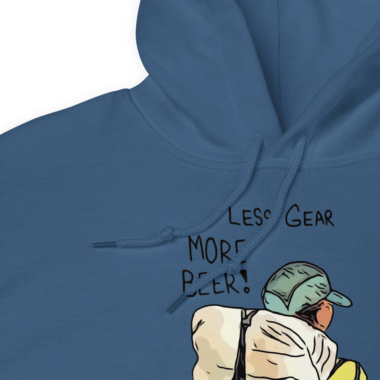 Less Gear More Beer Unisex Hoodie