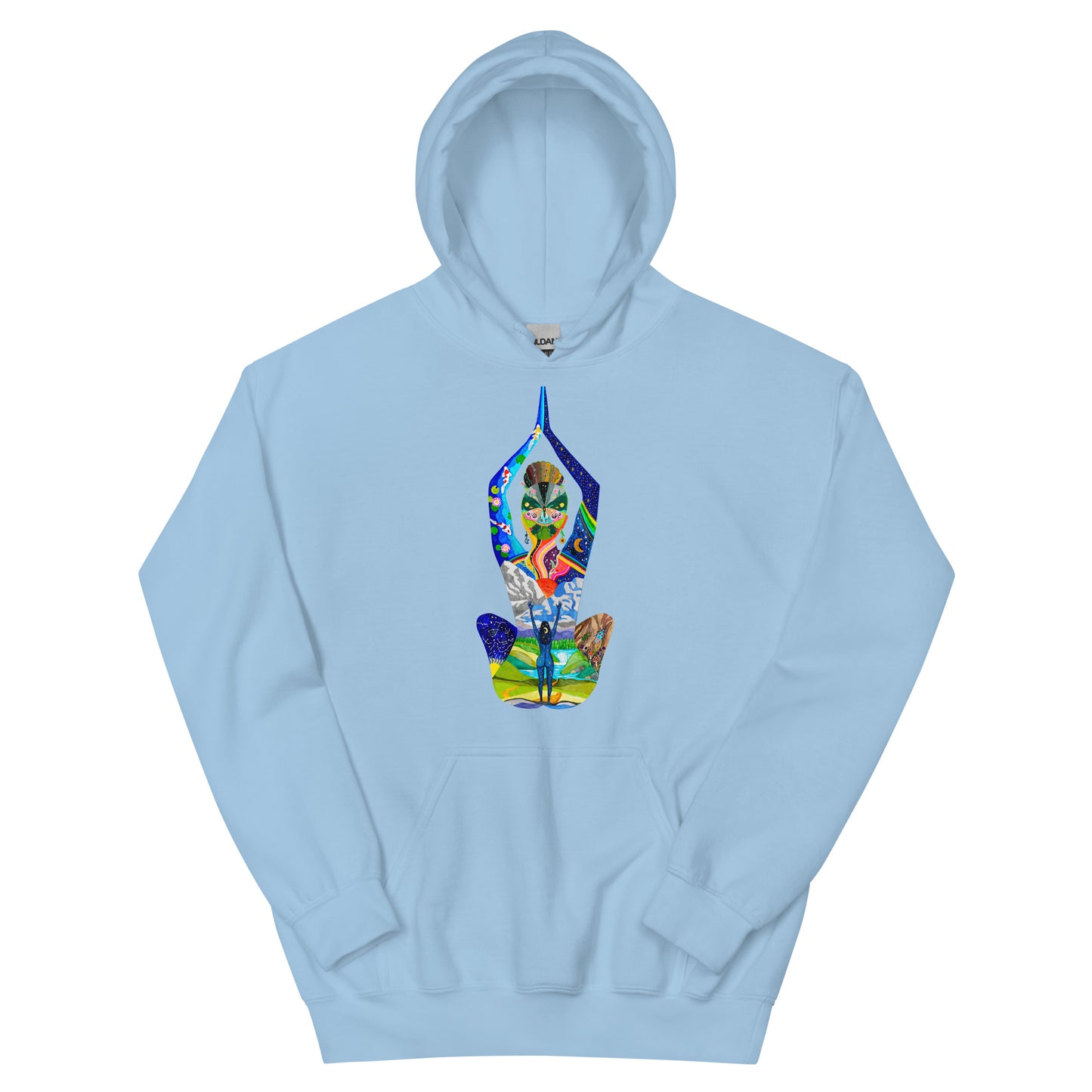 2 Sided Yoga Unisex Hoodie