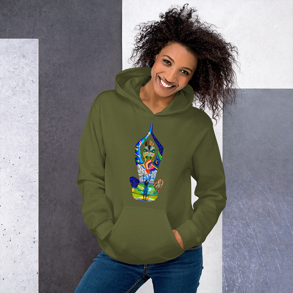 2 Sided Yoga Unisex Hoodie