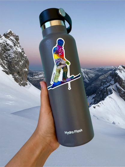 Adventure Sticker: "Skier Guy"