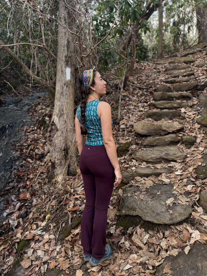 Backpacker Print Crop Top