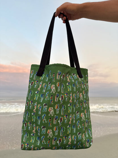 Backpacker Print Tote bag