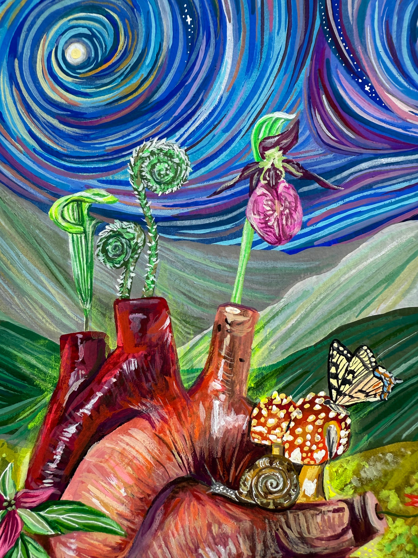 Wild Heart Print