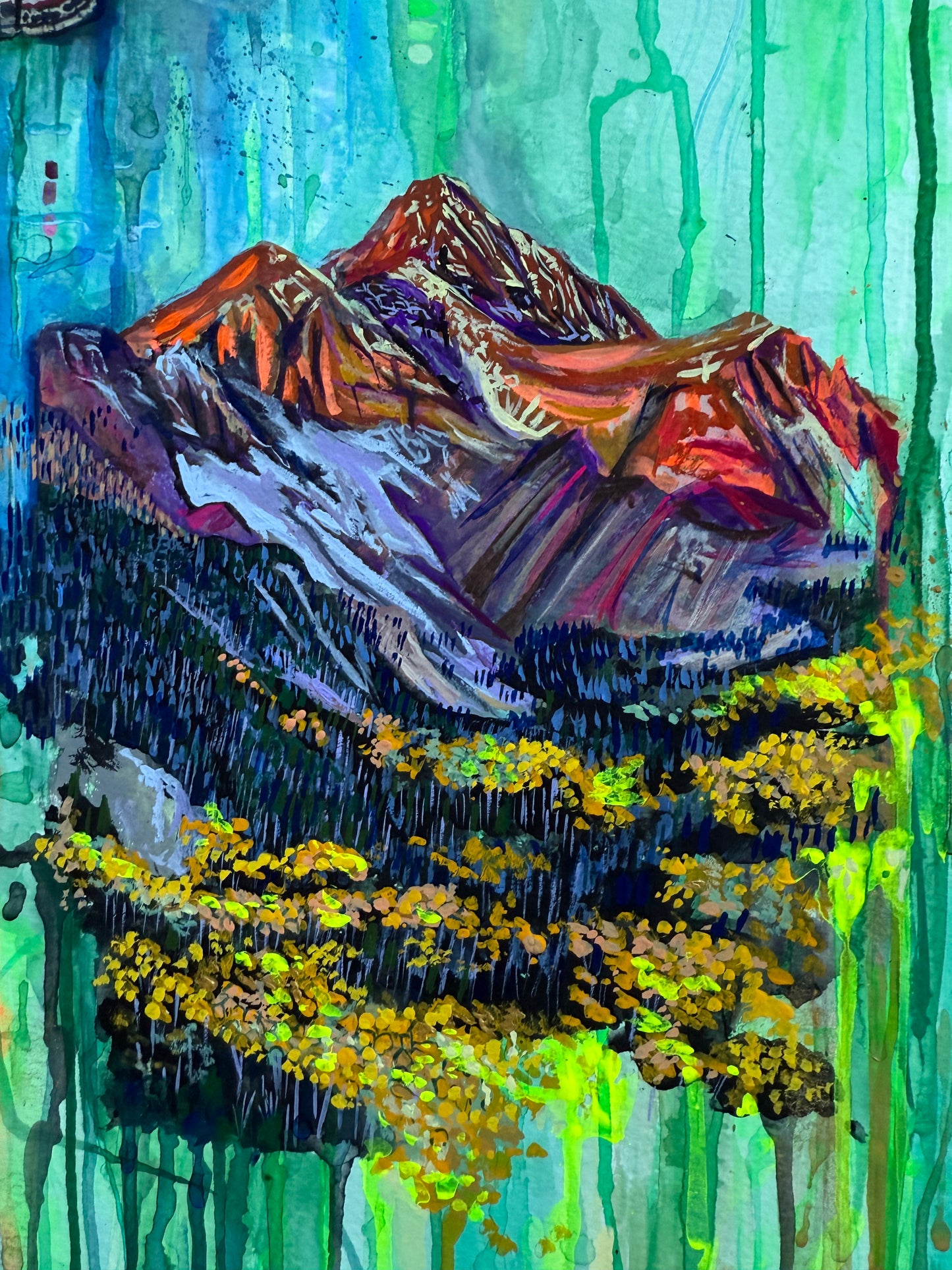 New Moon Rising Framed Canvas