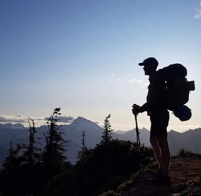 Hiking Sticker: "Washington Hiker"