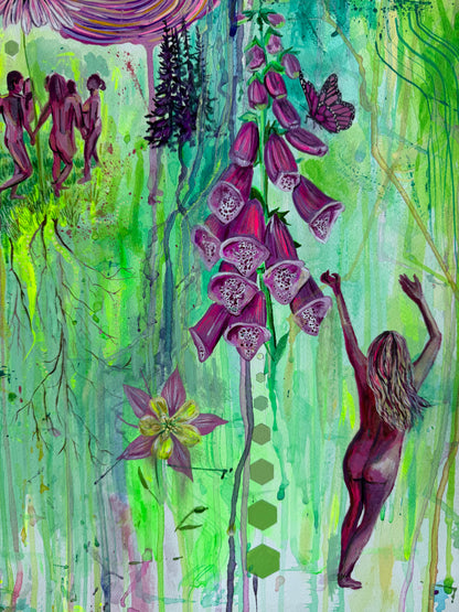 Saturn's Return Framed Canvas