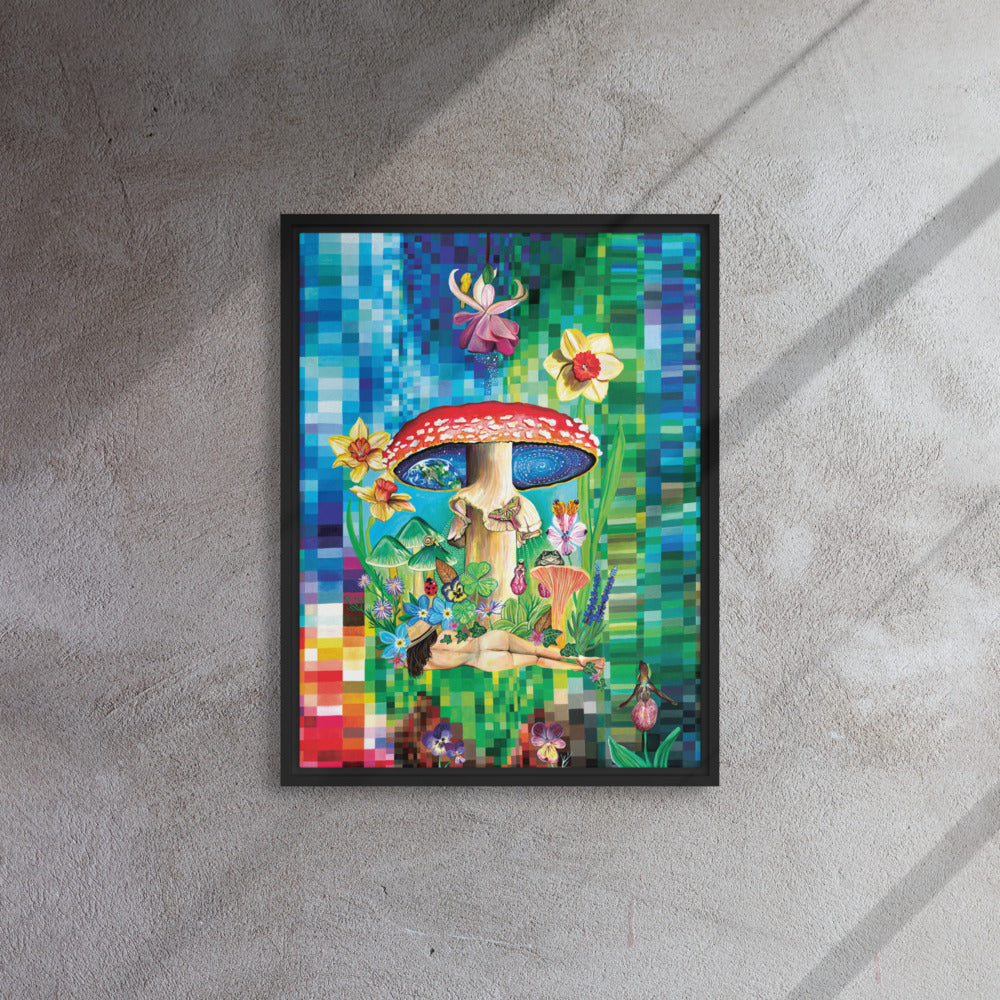 "Grow With the Flow" Framed Canvas Print - LIMITED EDITION