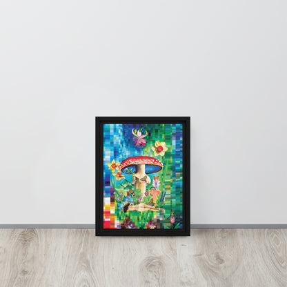 "Grow With the Flow" Framed Canvas Print - LIMITED EDITION