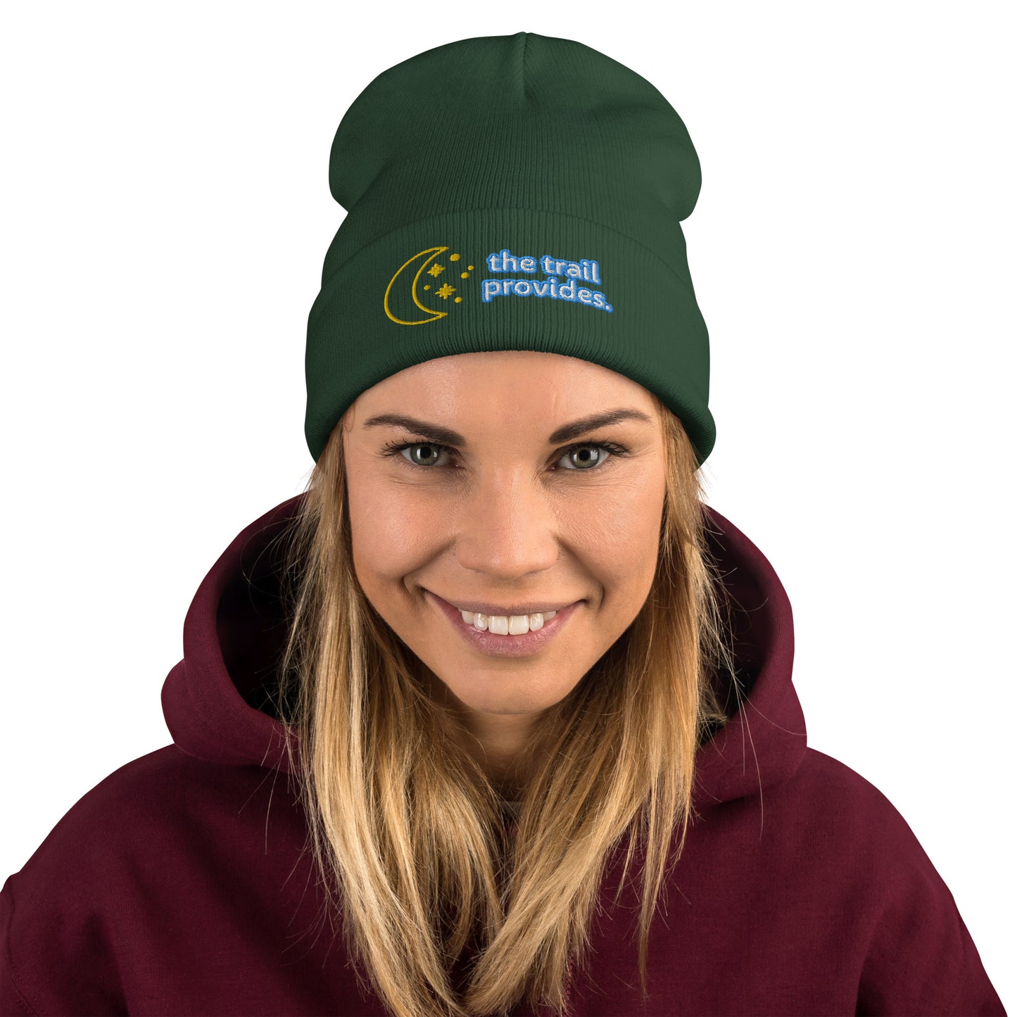 The Trail Provides Embroidered Beanie