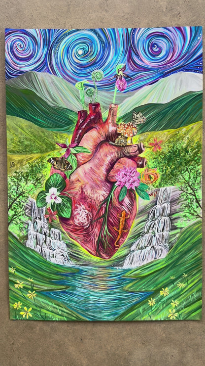 Wild Heart Print