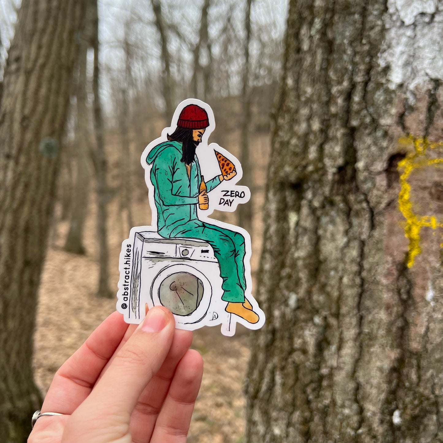 Hiking Sticker: "Zero Day"