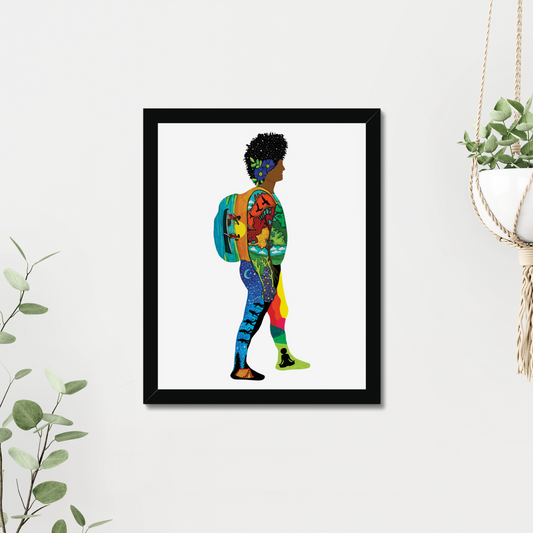 Hiking Print: "Movement Education Outdoors"